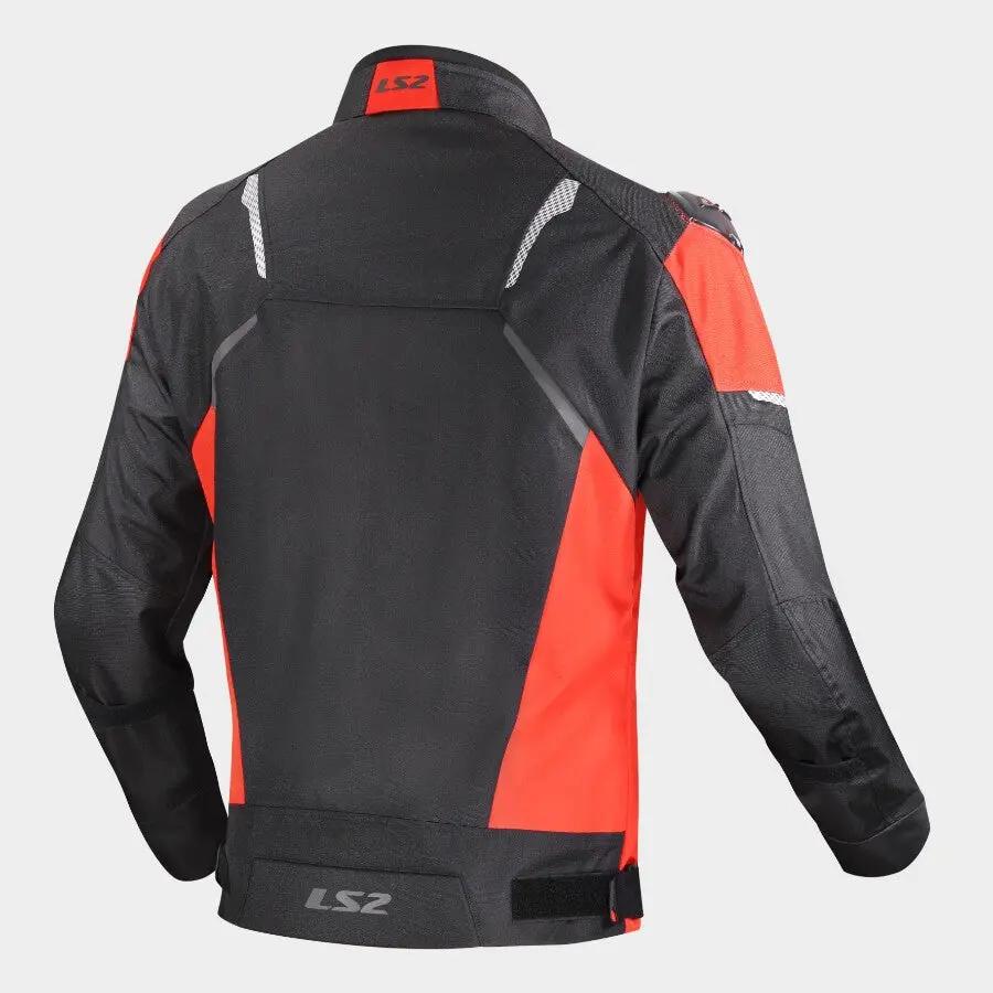 LS2 Zoom Textile Jacket Black / Red FREE UK Delivery, FREE 365 Day Returns | Moto Central