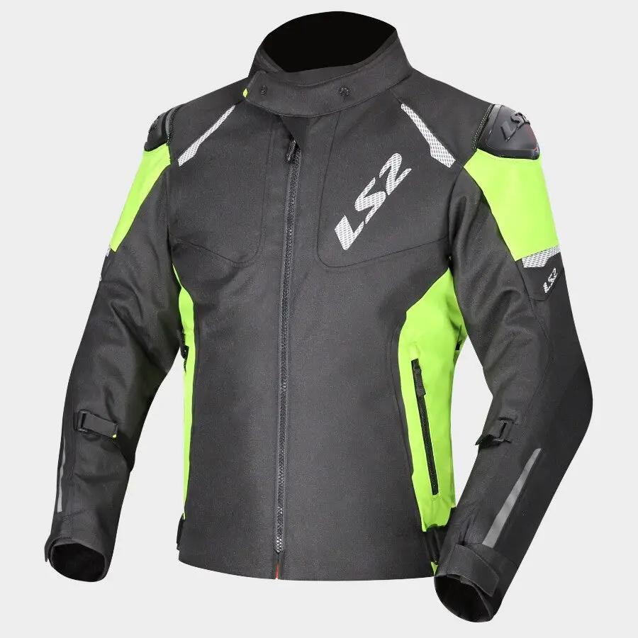 LS2 Zoom Textile Jacket Black / Yellow FREE UK Delivery, FREE 365 Day Returns | Moto Central