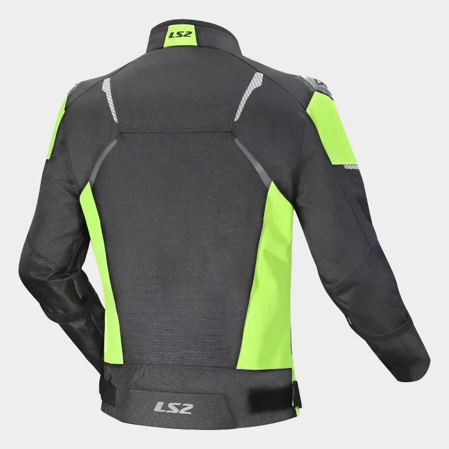 LS2 Zoom Textile Jacket Black / Yellow FREE UK Delivery, FREE 365 Day Returns | Moto Central