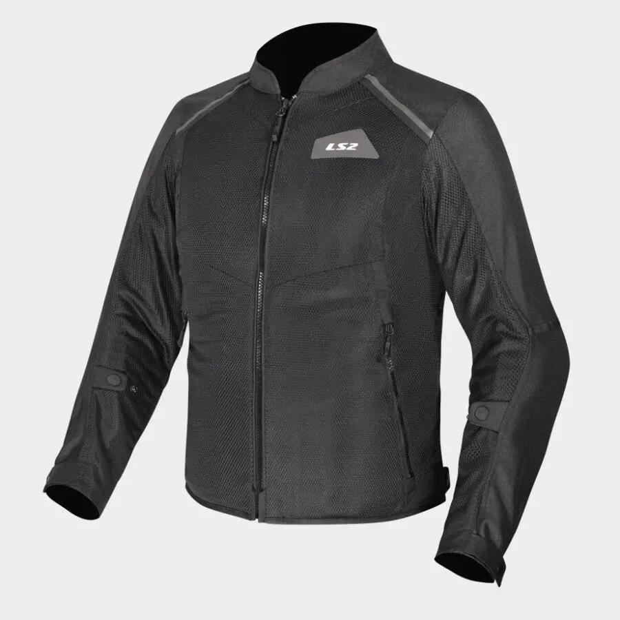 LS2 Breeze Textile Jacket Black FREE UK Delivery, FREE 365 Day Returns | Moto Central