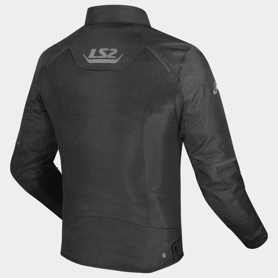 LS2 Breeze Textile Jacket Black FREE UK Delivery, FREE 365 Day Returns | Moto Central