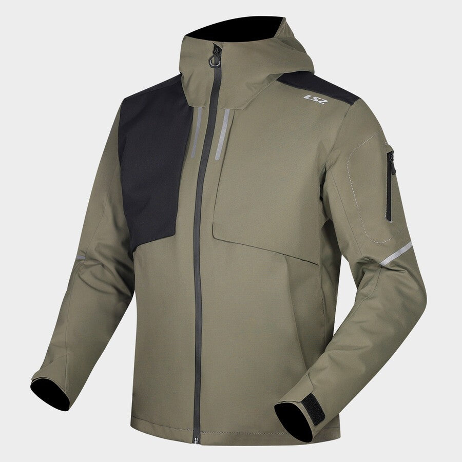 LS2 Axel Textile Jacket Green / Black FREE UK Delivery, FREE 365 Day Returns | Moto Central