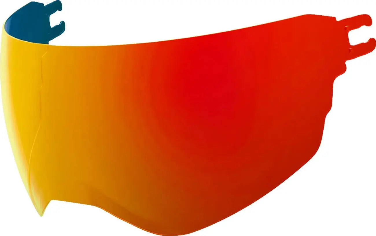 Icon Dropshield Ultra Shield Visor Calypso Red - FREE UK Shipping, FREE 365 Day Returns | Moto Central