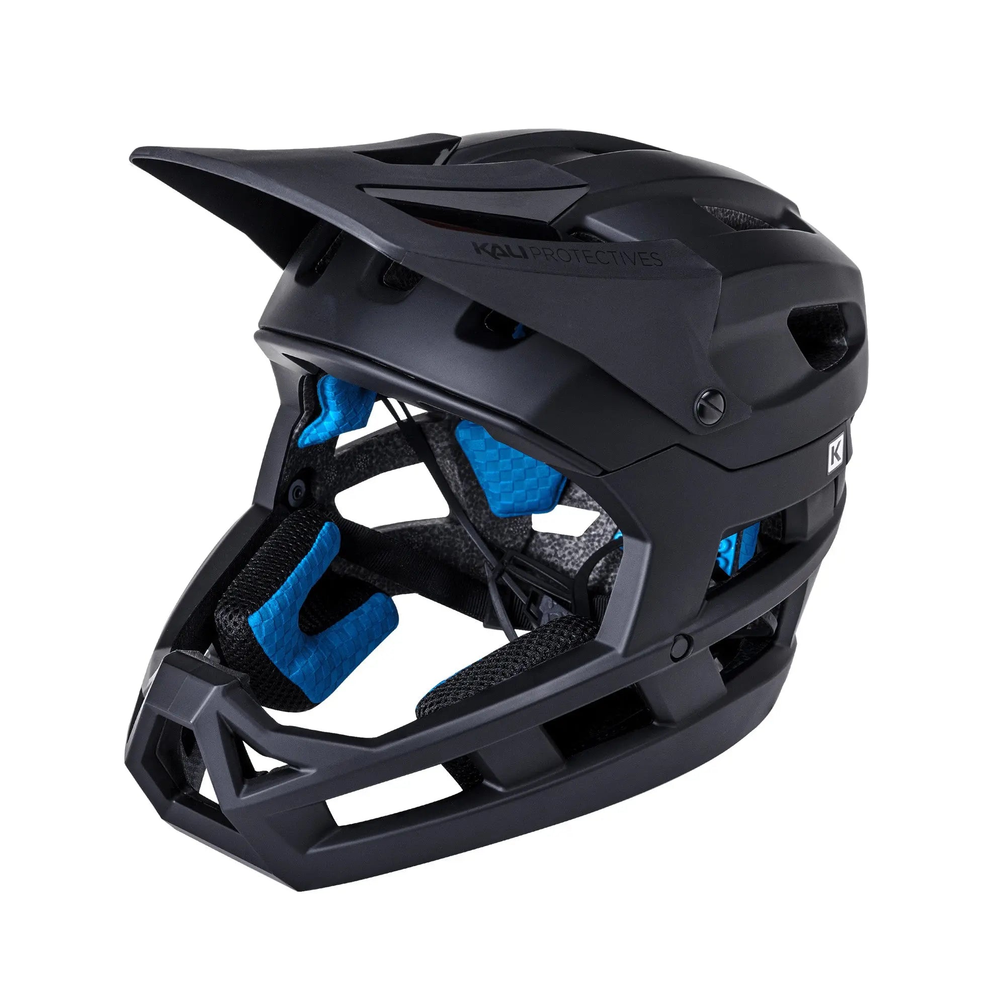 Kali DH Invader SLD Helmet Matt Black / Gloss Black - FREE UK Shipping, FREE 365 Day Returns | Moto Central