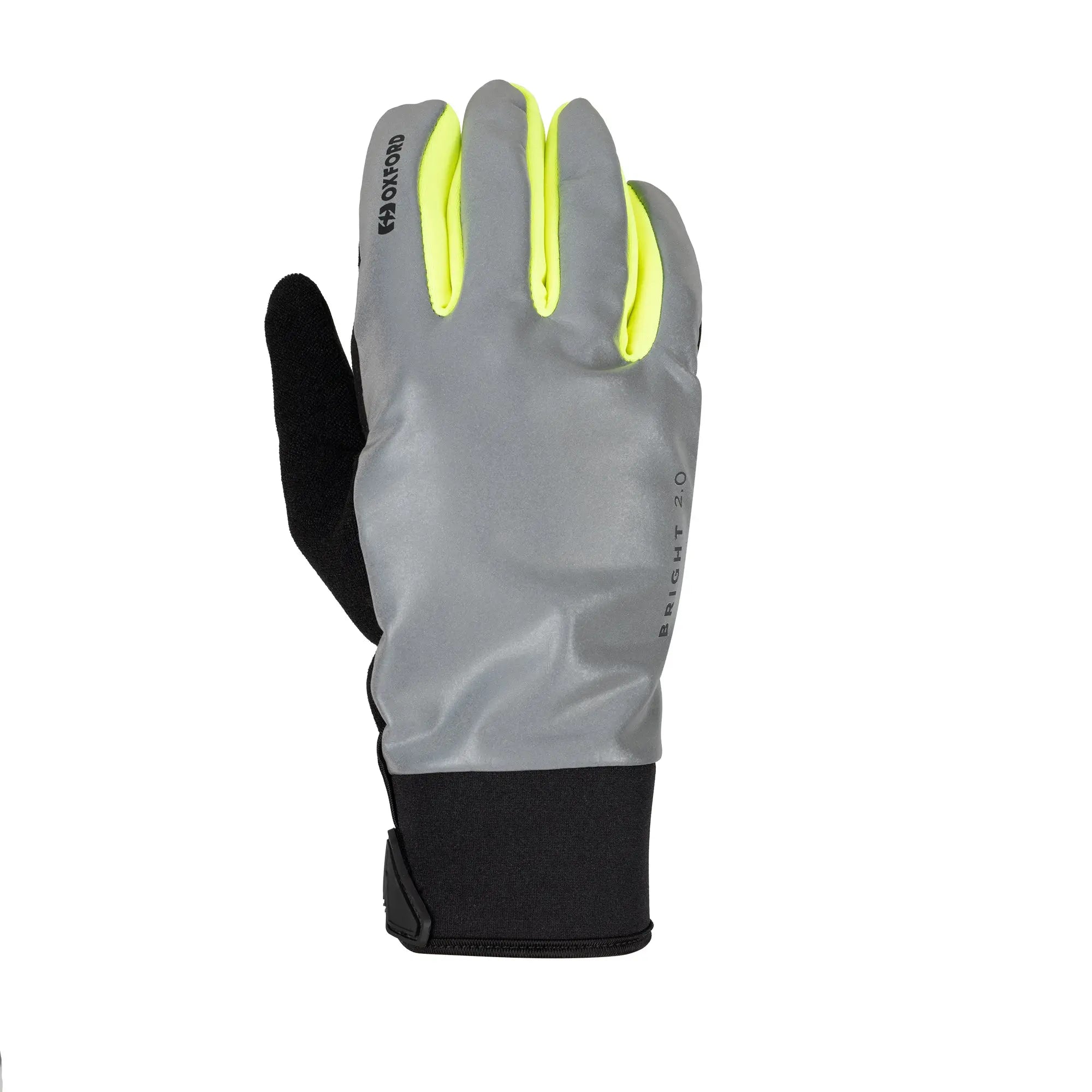 Oxford Bright 2.0 Gloves Black - FREE UK Shipping, FREE 365 Day Returns | Moto Central