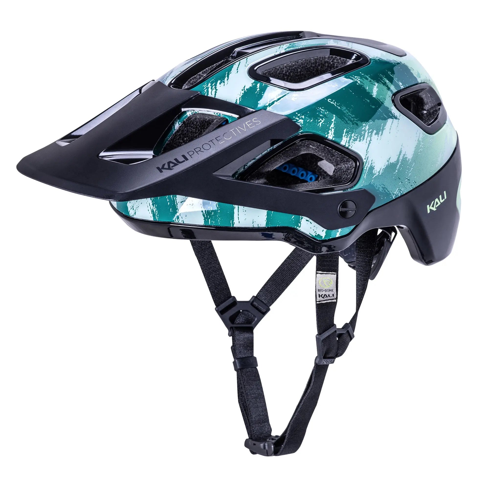 Kali Cascade Feather Helmet Gloss Green - FREE UK Shipping, FREE 365 Day Returns | Moto Central