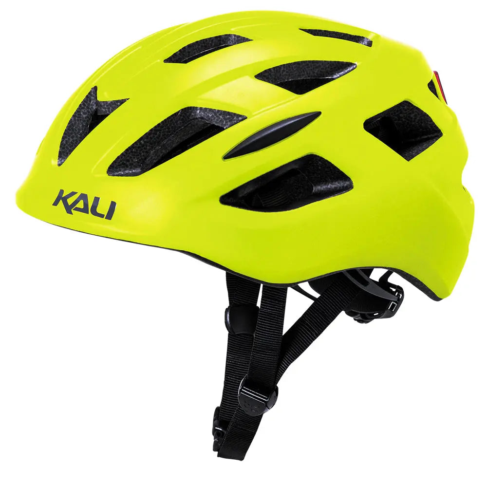 Kali Central Solid Helmet Matt Fluo Yellow - FREE UK Shipping, FREE 365 Day Returns | Moto Central