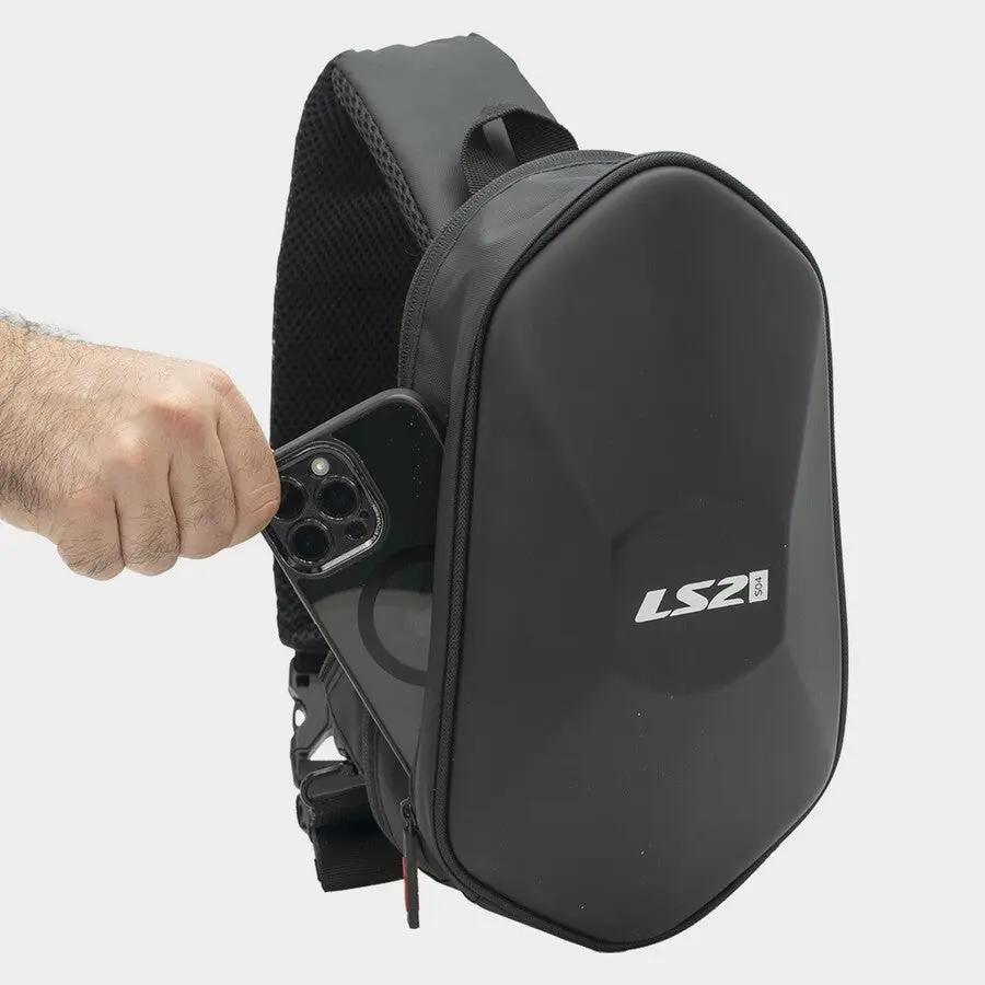 LS2 Shield Shoulder Bag Black FREE UK Delivery, FREE 365 Day Returns | Moto Central