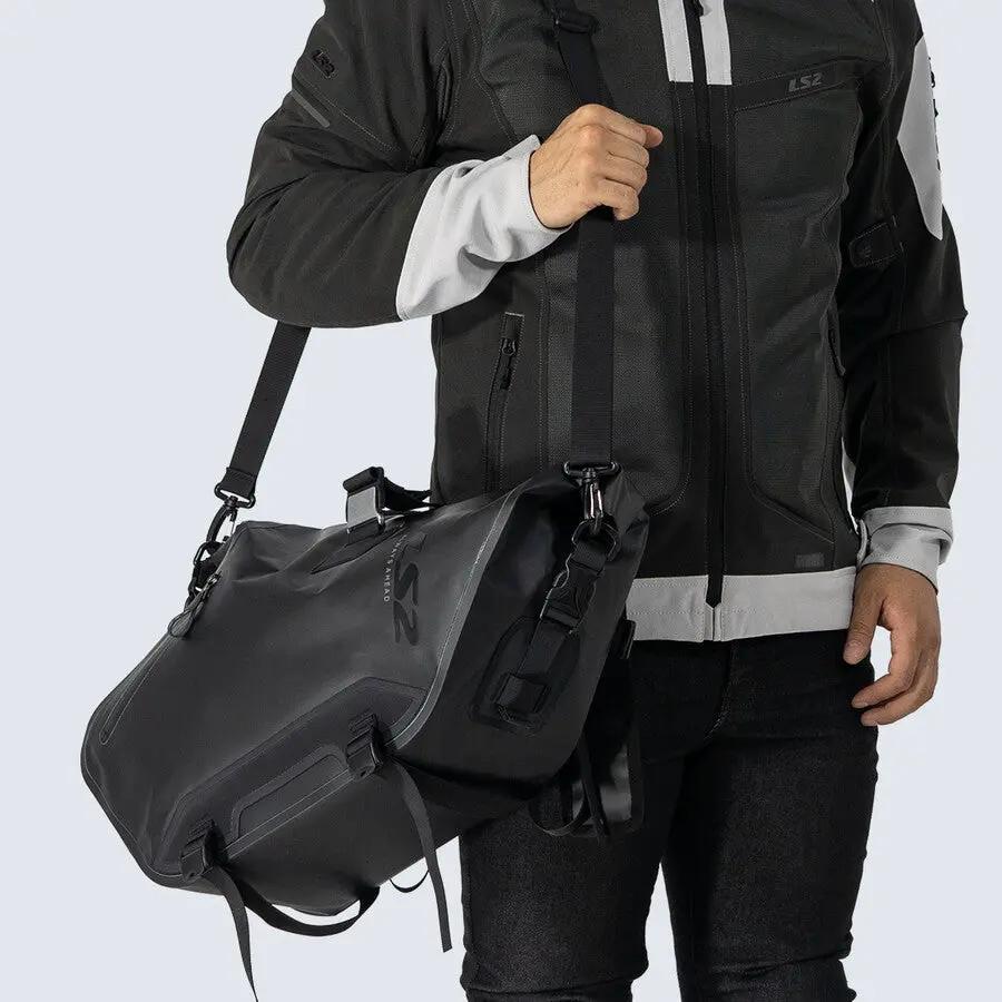 LS2 Move Ahead Waterproof Pannier Black FREE UK Delivery, FREE 365 Day Returns | Moto Central