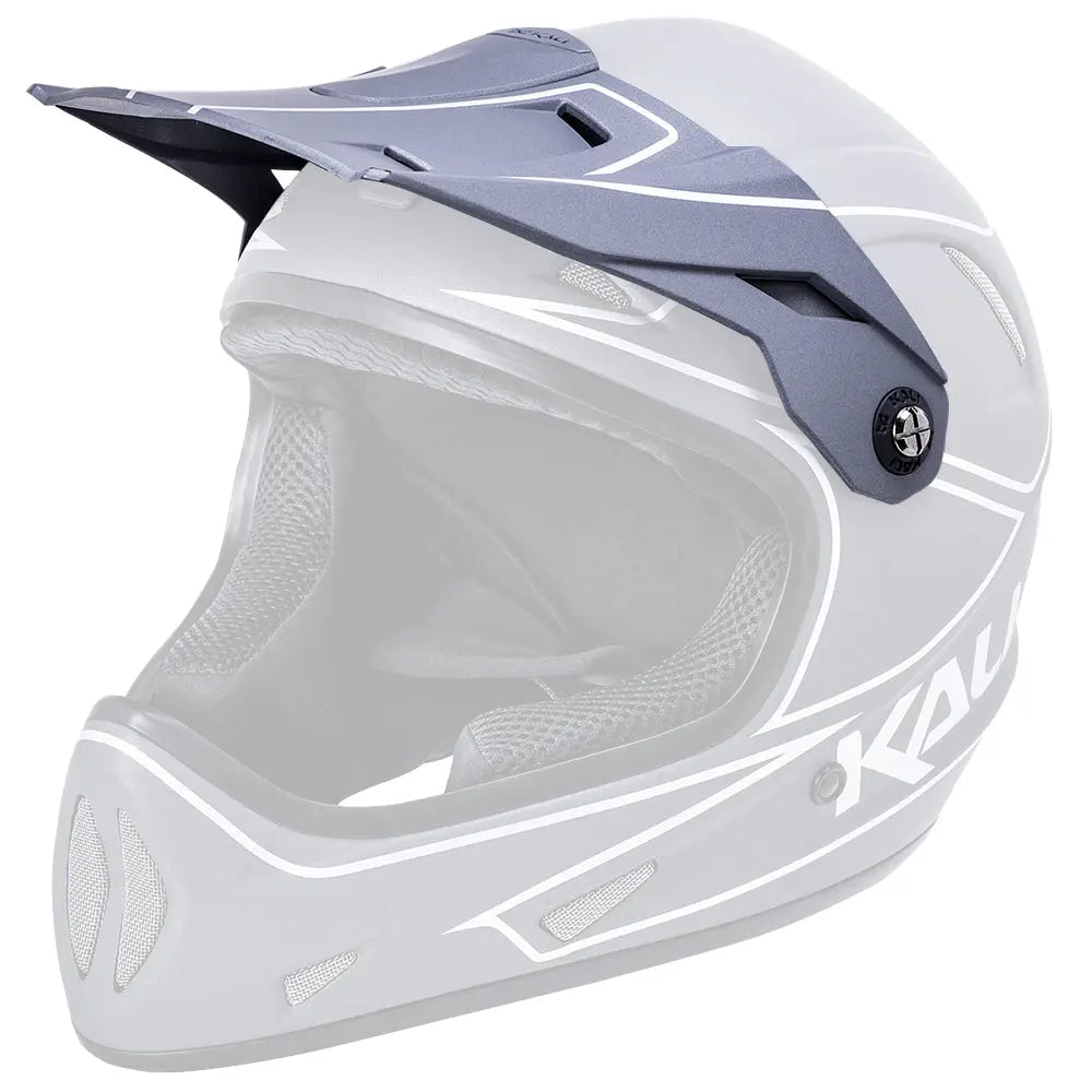 Kali Alpine Rage Visor Matt Grey / Silver - FREE UK Shipping, FREE 365 Day Returns | Moto Central