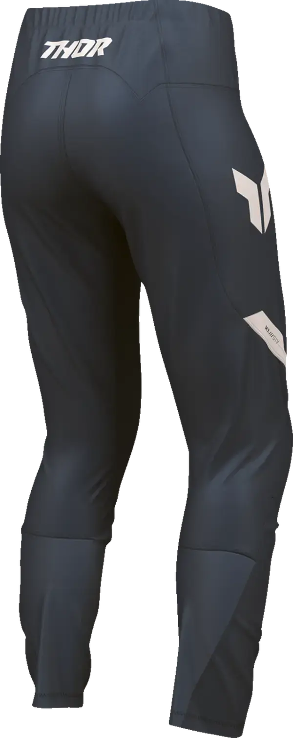 Thor Ridemode Menace Ladies MX Textile Trouser Light Grey / Midnight Blue - FREE UK Shipping, FREE 365 Day Returns | Moto Central