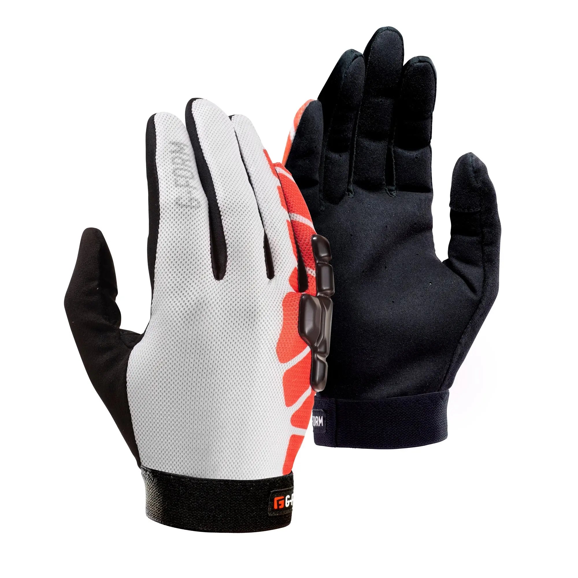 G-Form Sorata Trail Gloves Black / White / Red - FREE UK Shipping, FREE 365 Day Returns | Moto Central