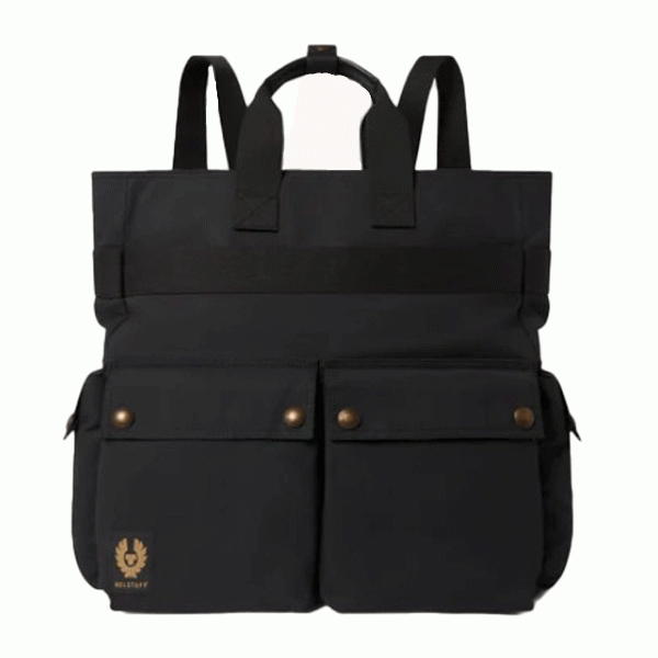 Belstaff Trialmaster 2-Way Tote Black FREE UK Delivery, FREE 365 Day Returns | Moto Central