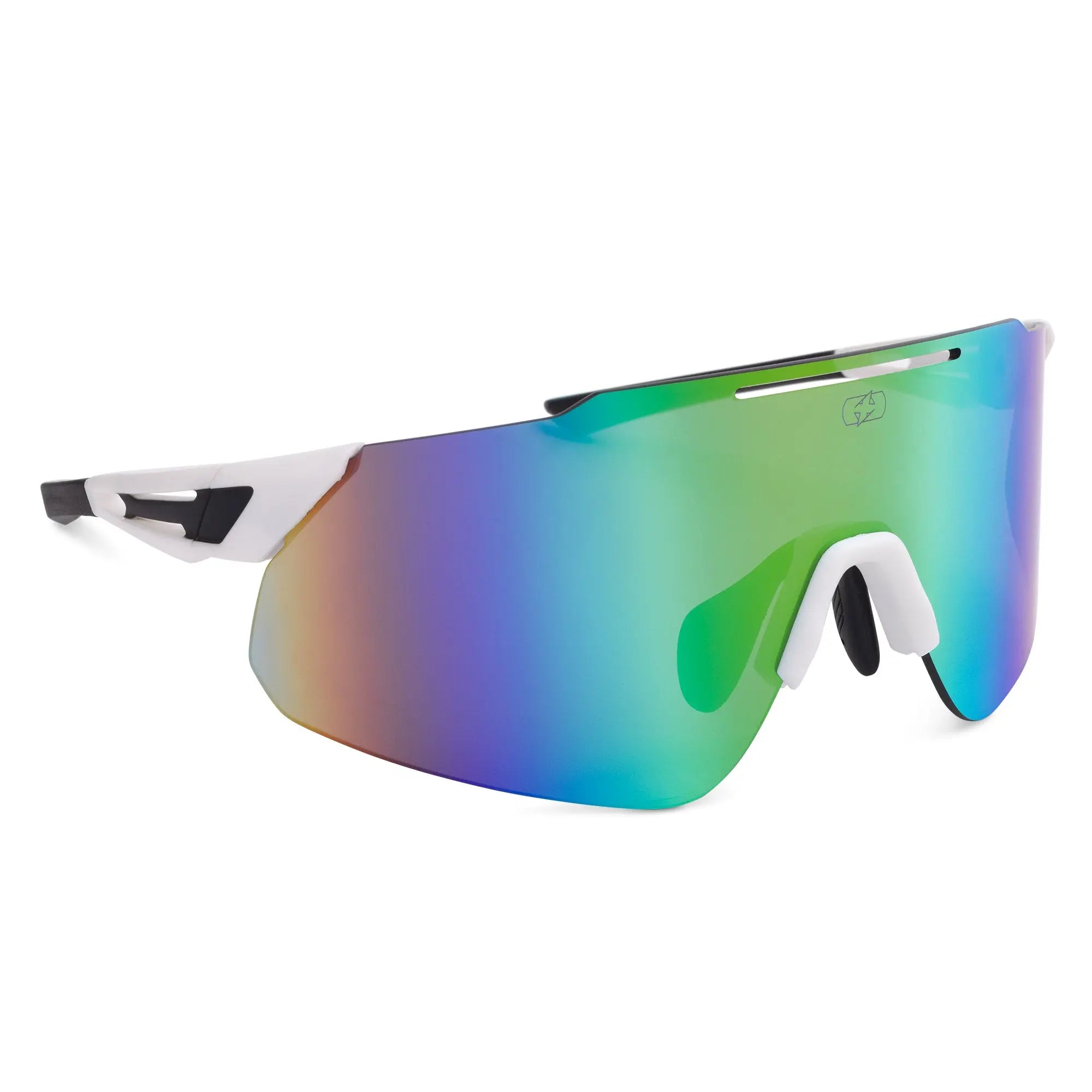 Oxford Corsa Sunglasses White Frame Rainbow Lens FREE UK Delivery, FREE 365 Day Returns | Moto Central