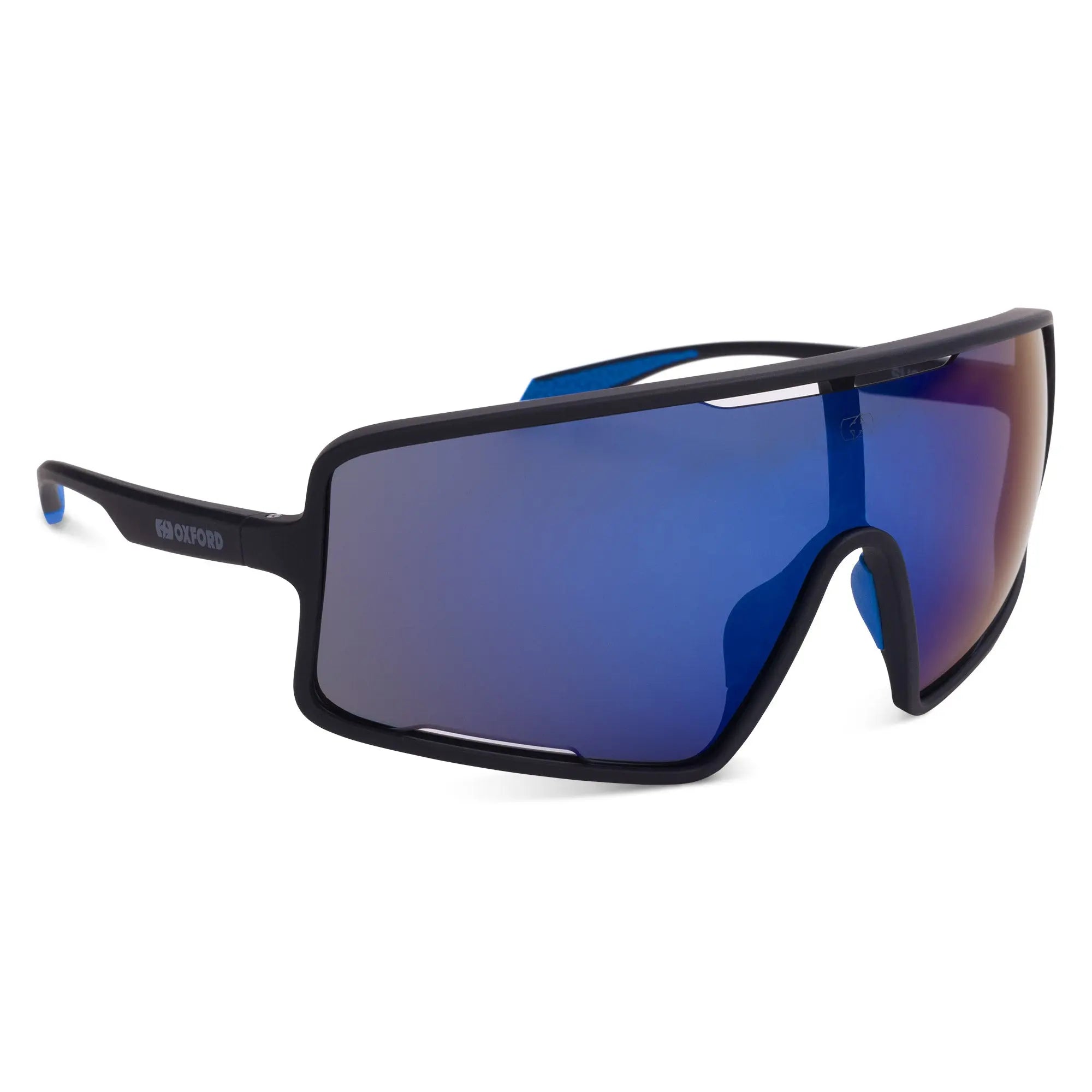 Oxford Sentiero Sunglasses Black Frame Blue Lens FREE UK Delivery, FREE 365 Day Returns | Moto Central