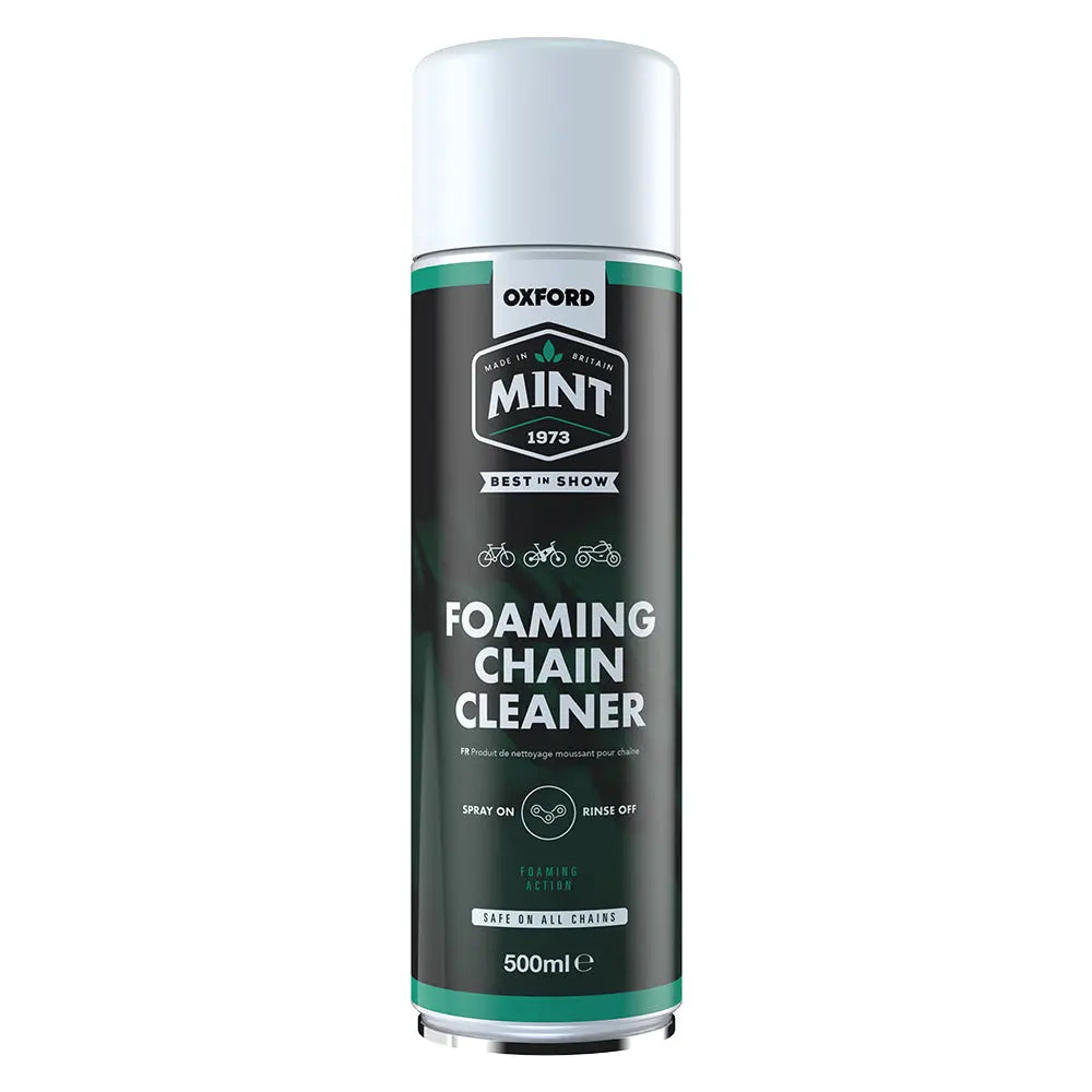 Oxford Mint Foaming Chain Cleaner FREE UK Delivery, FREE 365 Day Returns | Moto Central