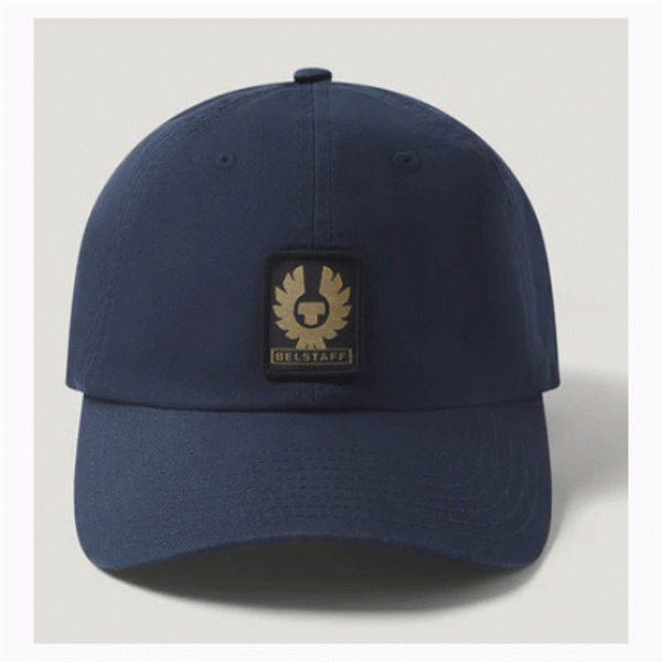 Belstaff Phoenix Logo Cap Navy FREE UK Delivery, FREE 365 Day Returns | Moto Central