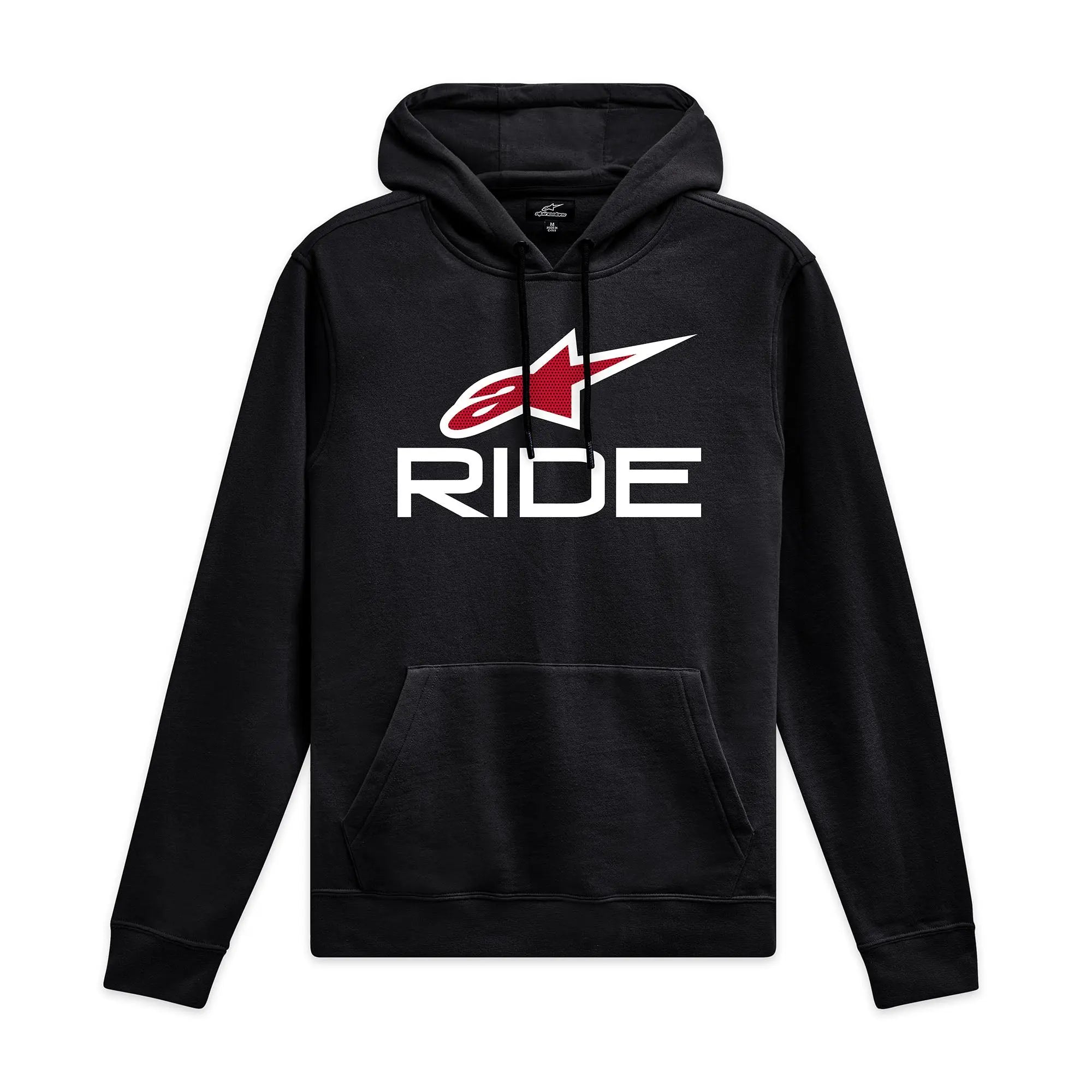 Alpinestars Ride Hoodie V3 Black / White / Red FREE UK Delivery, FREE 365 Day Returns | Moto Central