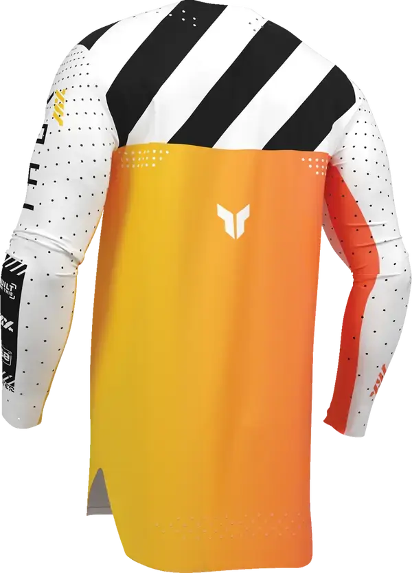 Thor Sportmode Synth Jersey White - FREE UK Shipping, FREE 365 Day Returns | Moto Central