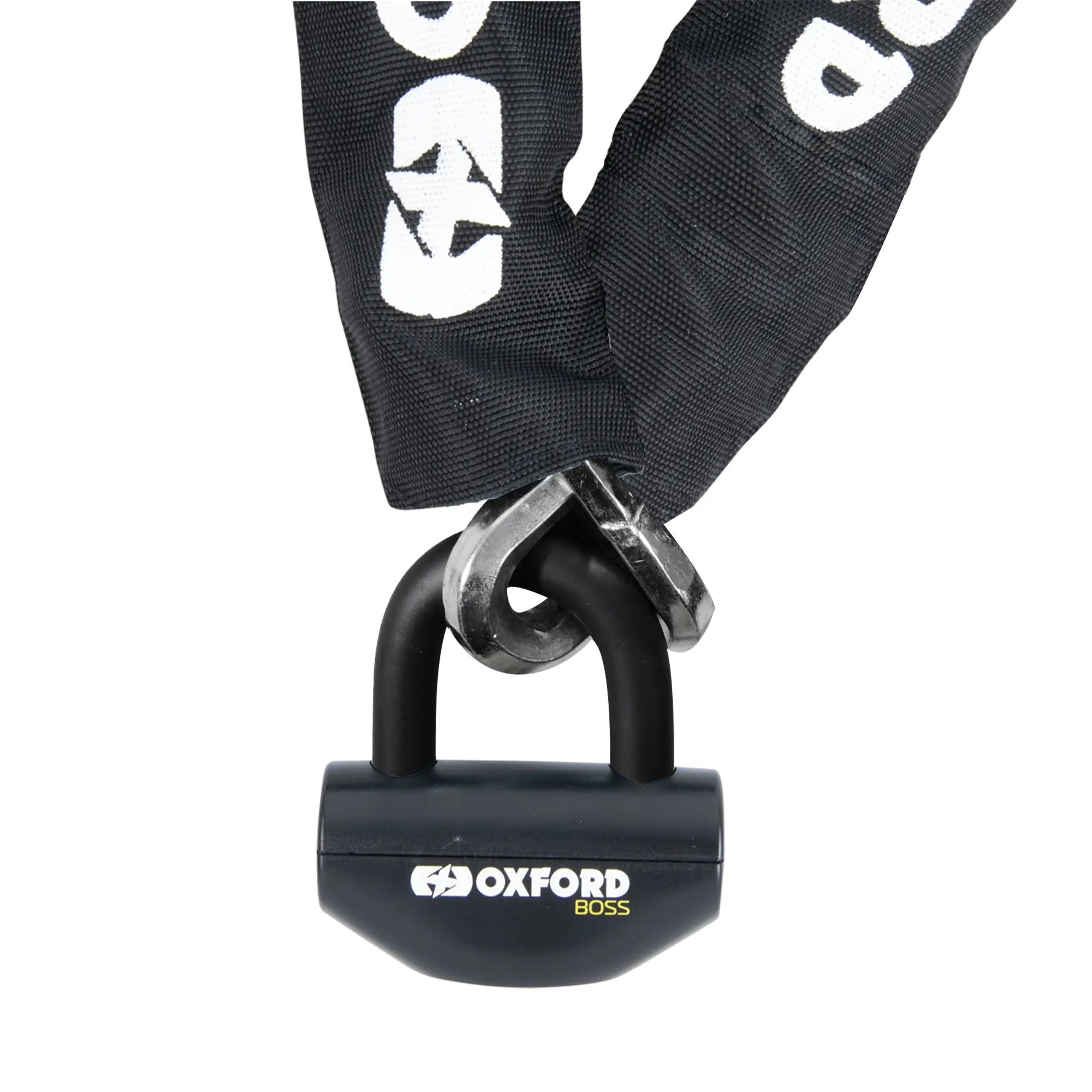 Oxford Monster Boss Chainlock Black / Blue / Yellow FREE UK Delivery, FREE 365 Day Returns | Moto Central