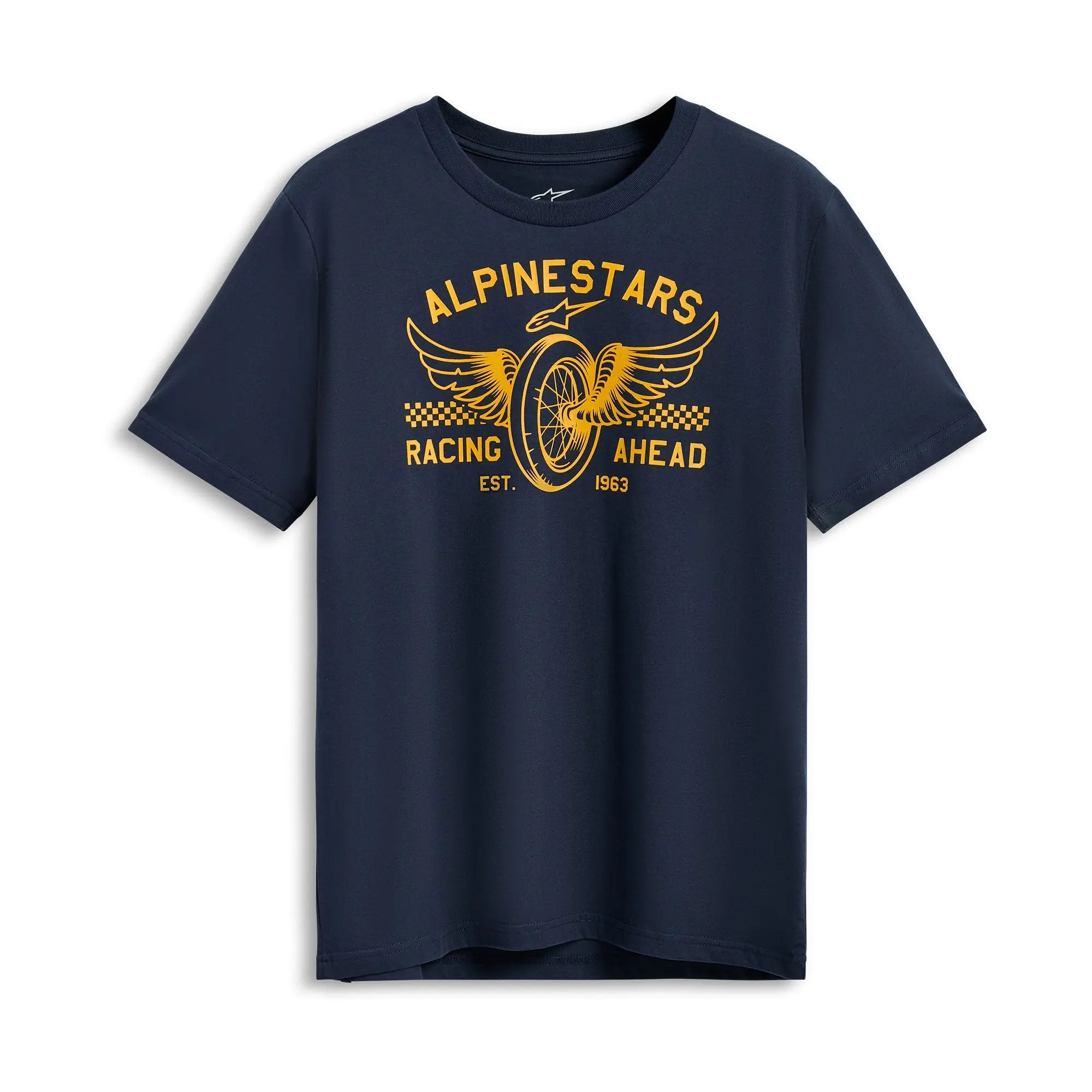 Alpinestars Heritage Patch Short Sleeves CSF Tee Navy FREE UK Delivery, FREE 365 Day Returns | Moto Central