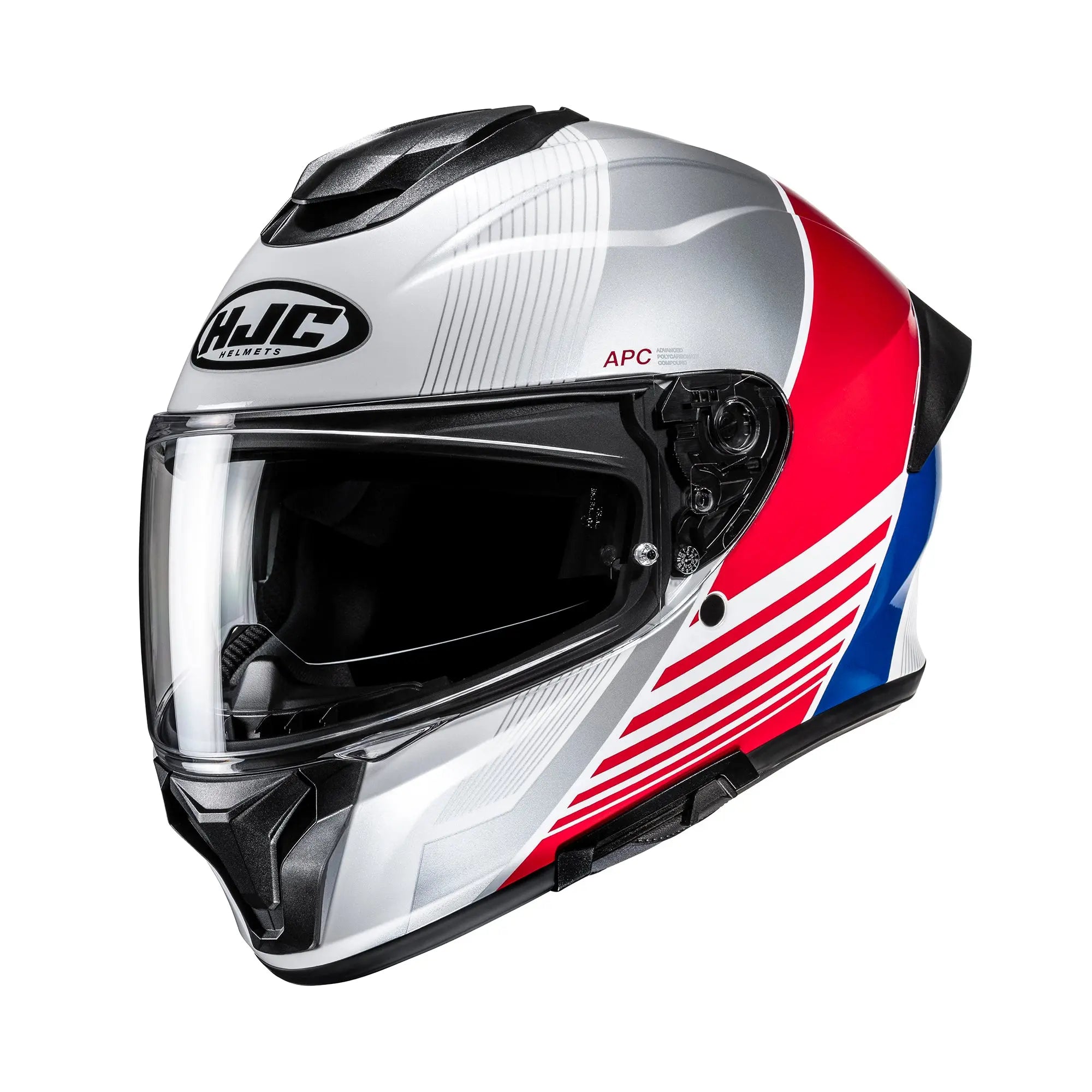 HJC C71 Morix MC21 White / Blue / Red FREE UK Delivery, FREE 365 Day Returns | Moto Central