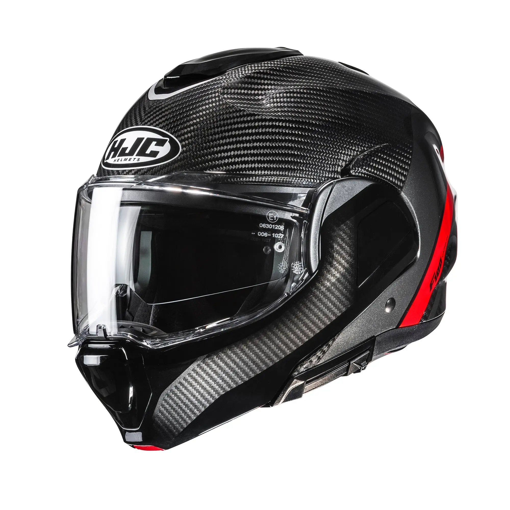 HJC F100 Carbon Stan MC1 Red FREE UK Delivery, FREE 365 Day Returns | Moto Central