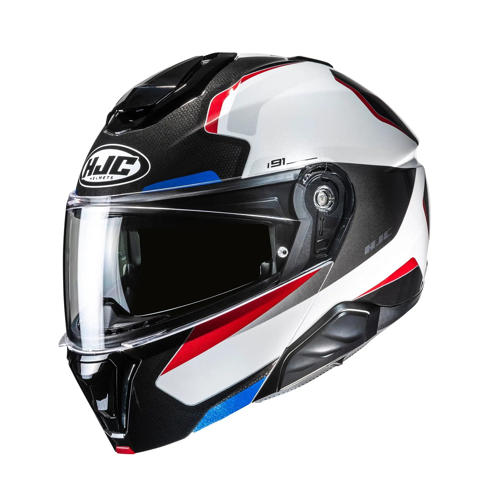 HJC I91 Felio MC21 White / Blue / Red FREE UK Delivery, FREE 365 Day Returns | Moto Central