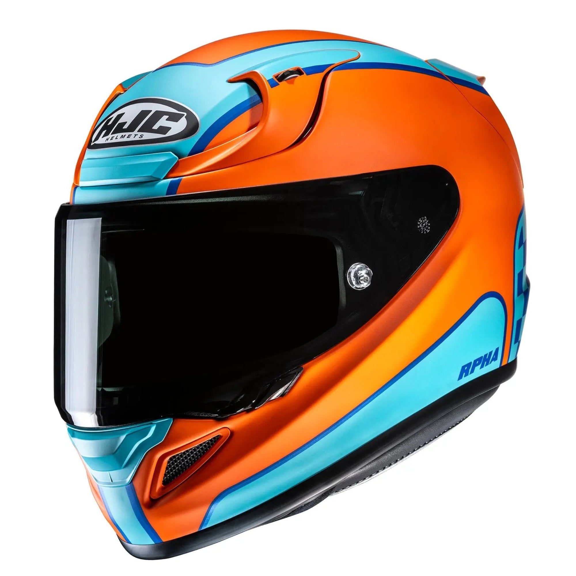HJC RPHA 12 Respon MC27SF Blue / Orange FREE UK Delivery, FREE 365 Day Returns | Moto Central