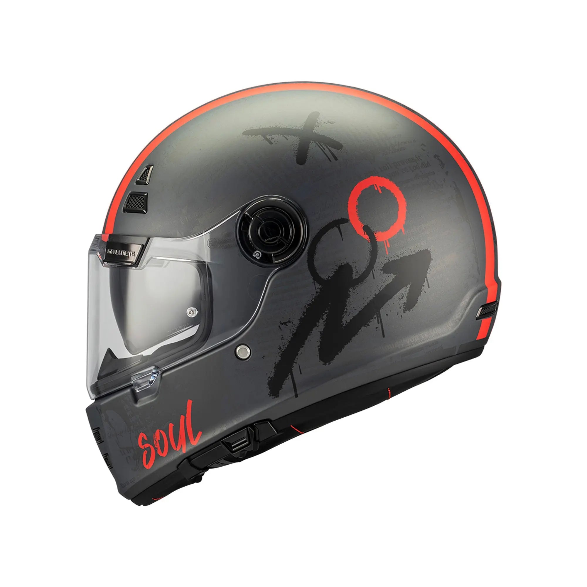 MT Helmet Jarama SV Papercut C15 Matt Black / Red FREE UK Delivery, FREE 365 Day Returns | Moto Central