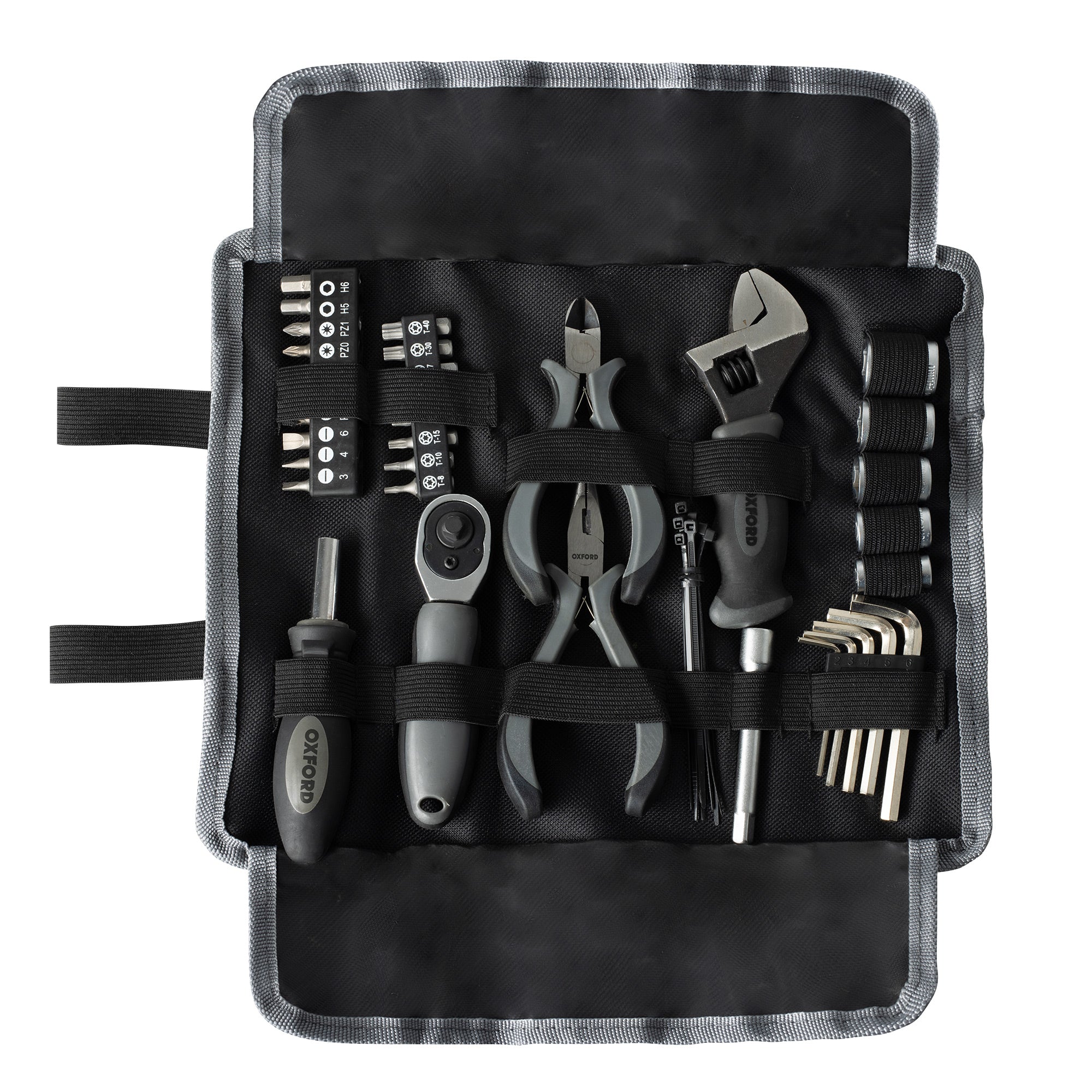 Oxford Pro Tool Roll Black FREE UK Delivery, FREE 365 Day Returns | Moto Central