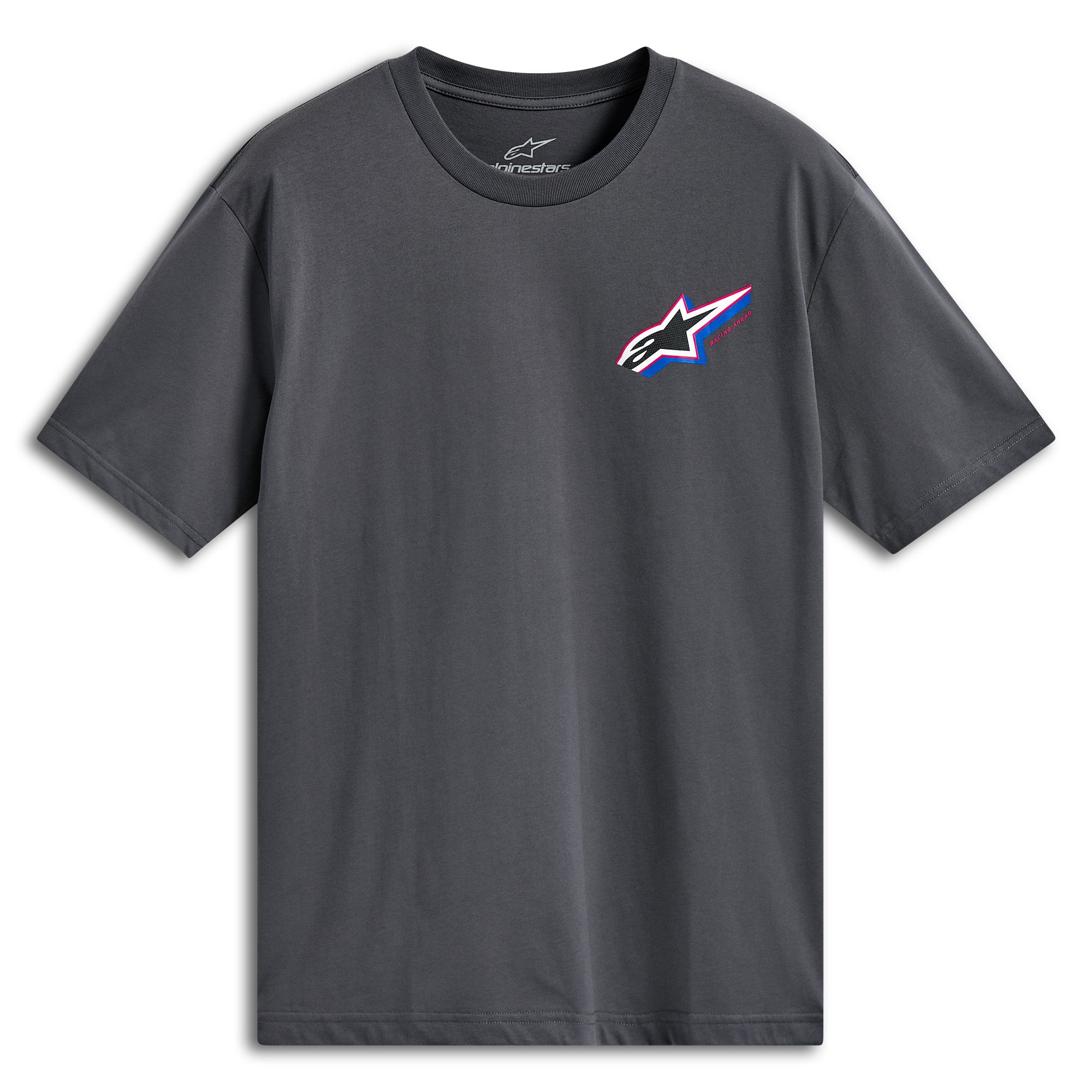 Alpinestars Angler CSF Short Sleeves Tee Charcoal - FREE UK Delivery, FREE 365 Day Returns | Moto Central