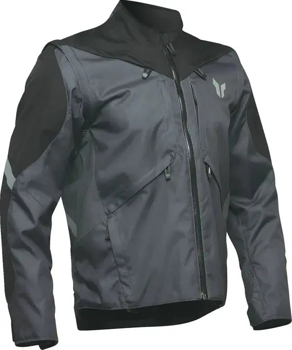 Thor Terrain Textile Jacket Charcoal - FREE UK Shipping, FREE 365 Day Returns | Moto Central