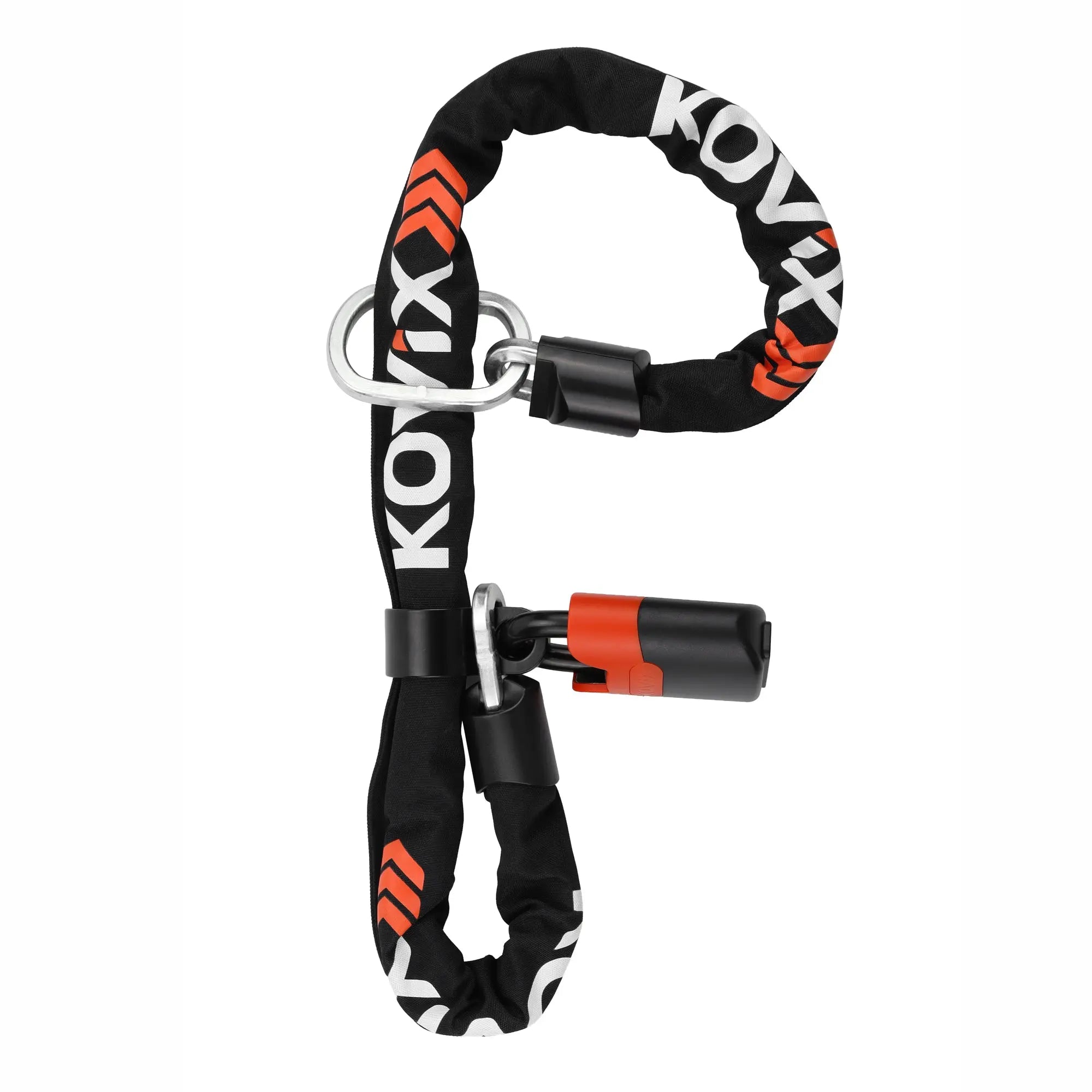 Kovix KCHC Alarm Padlock & Square Chain Black - 1.2m x 10mm FREE UK Delivery, FREE 365 Day Returns | Moto Central