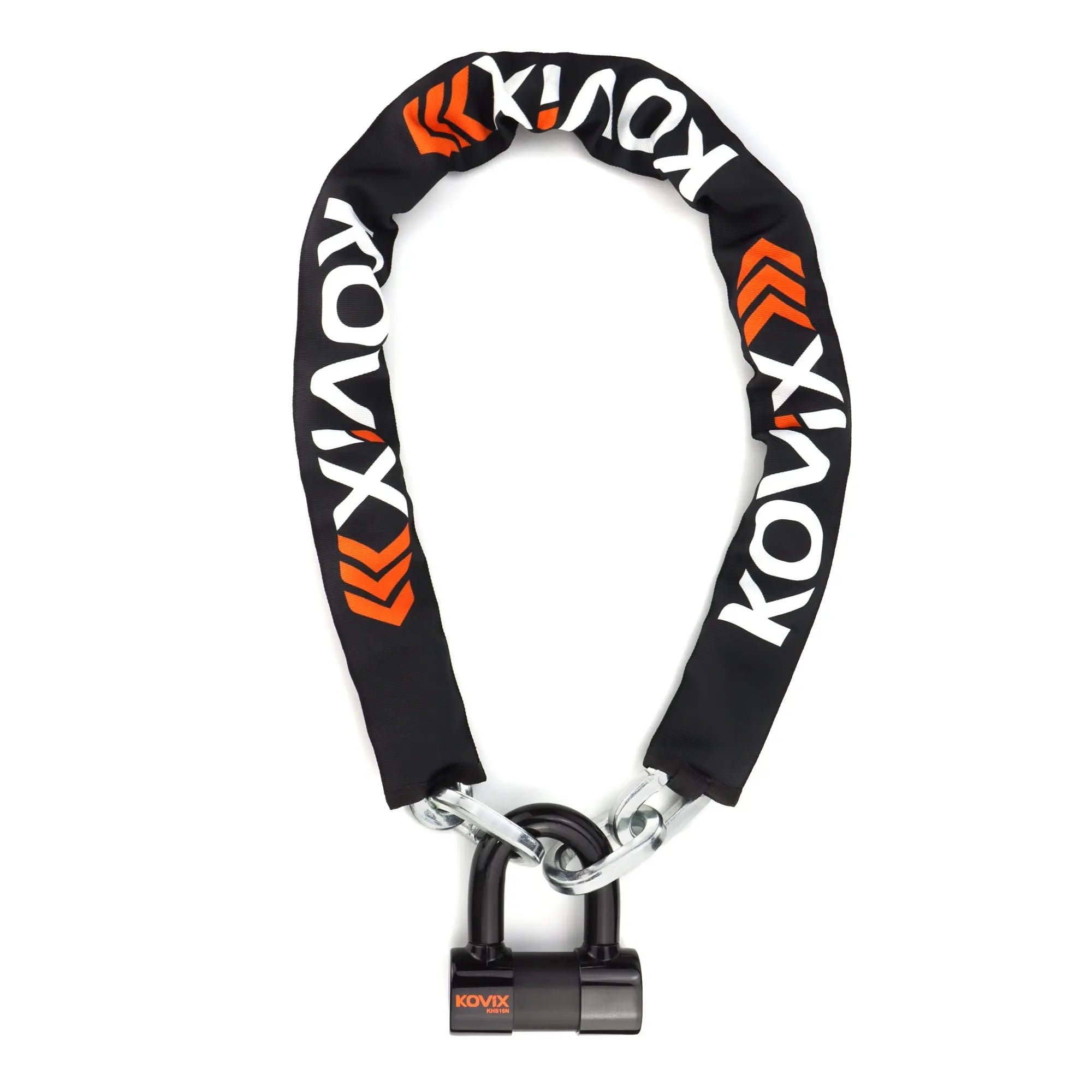 Kovix Steel Thunder KHS Mini 16mm U Lock & Chain Black - 1.5m x 12mm FREE UK Delivery, FREE 365 Day Returns | Moto Central