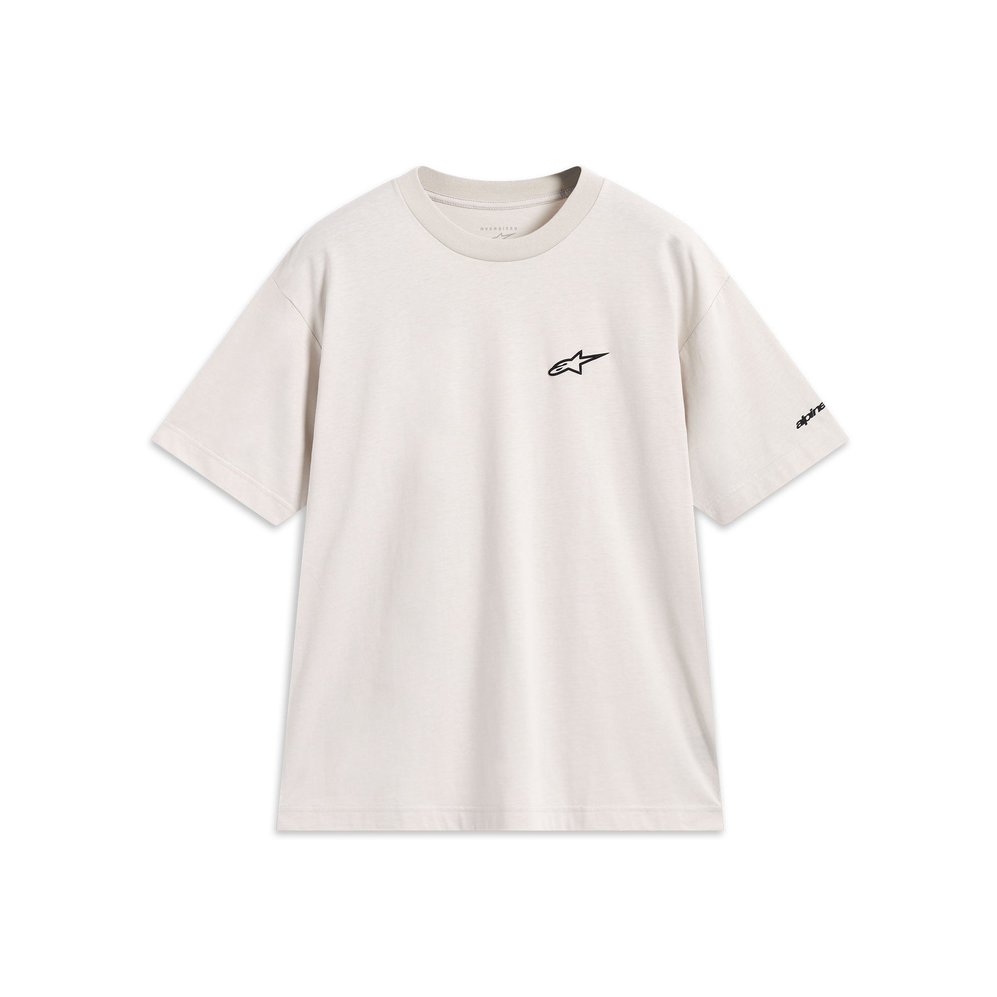Alpinestars Mandate Oversized Short Sleeves CSF Tee Cement FREE UK Delivery, FREE 365 Day Returns | Moto Central