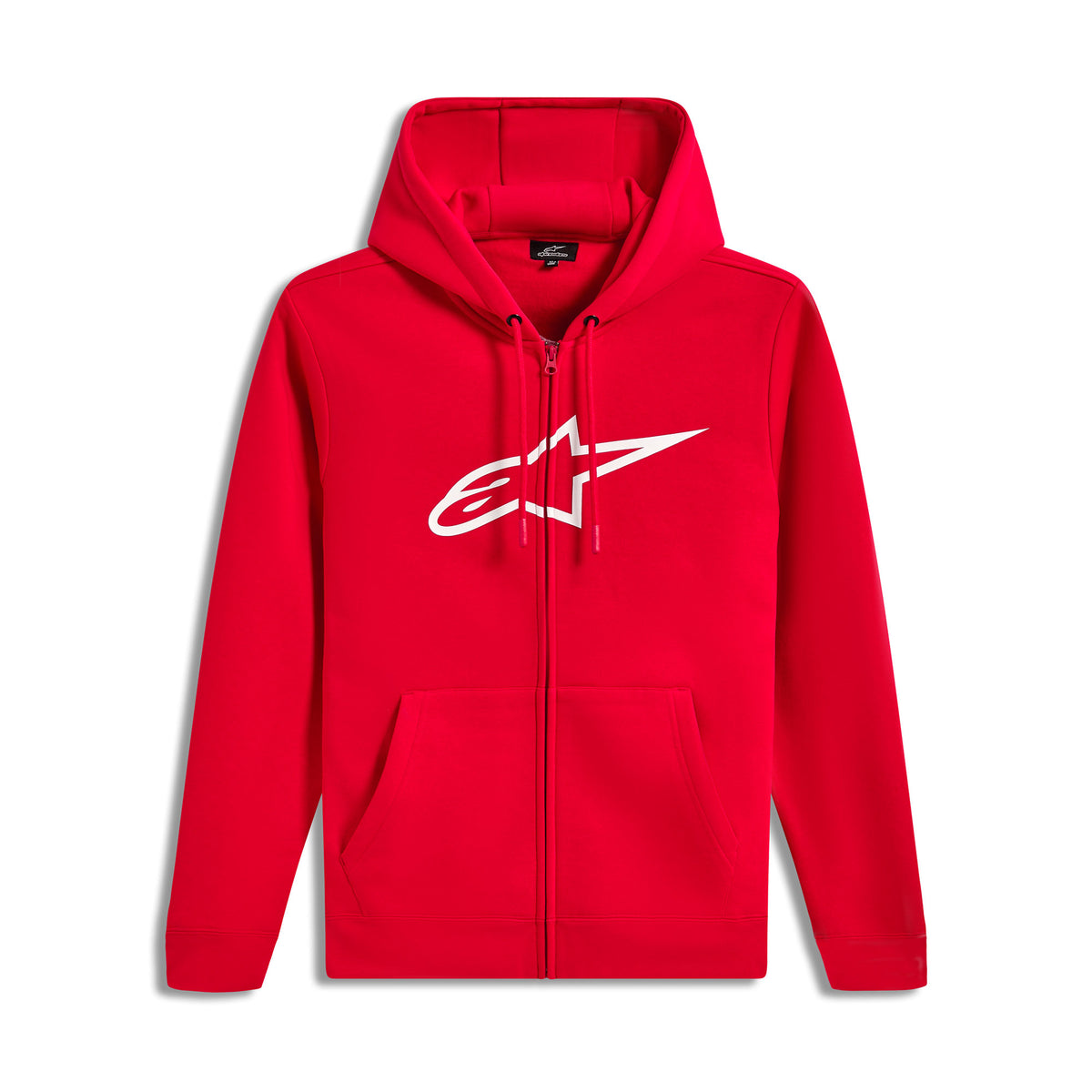 Alpinestars Ageless Zip Hoodie V3 Red / White FREE UK Delivery, FREE 365 Day Returns | Moto Central