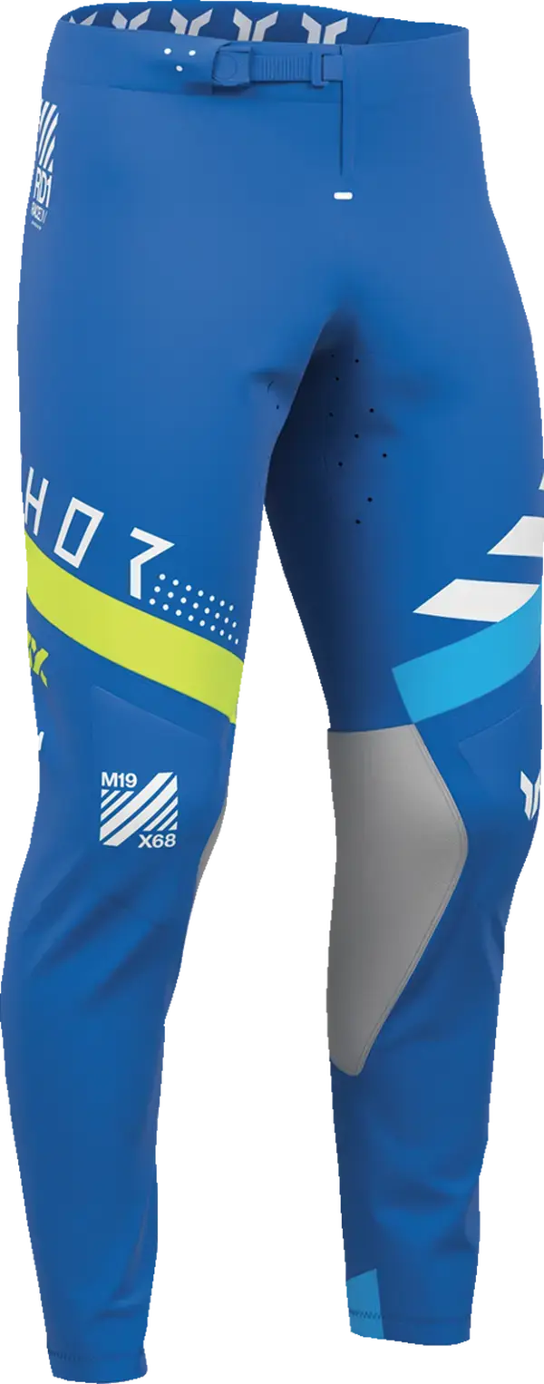 Thor Sportmode Synth MX Textile Trouser Blue - FREE UK Shipping, FREE 365 Day Returns | Moto Central