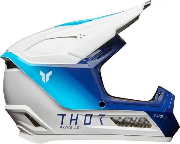 Thor Fleet Youth Storm White / Navy - FREE UK Shipping, FREE 365 Day Returns | Moto Central