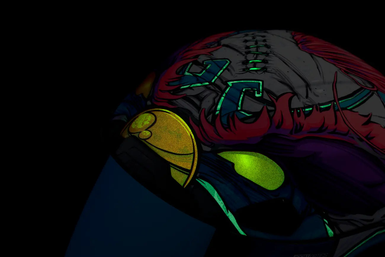 Icon Airframe Pro Krazy Klown 2 Black / Blue / Pink / Purple / White - FREE UK Shipping, FREE 365 Day Returns | Moto Central