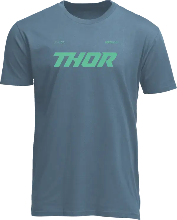 Thor Brave T-Shirt Petrol Blue - FREE UK Shipping, FREE 365 Day Returns | Moto Central