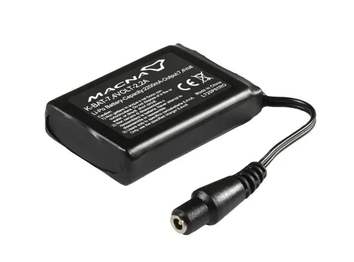 Macna Single Battery - 7.4V 2.2A  - FREE UK Shipping, FREE 365 Day Returns | Moto Central