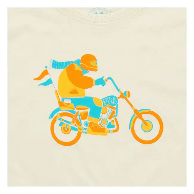 Biltwell Howdy Ladies T-Shirt Off White - FREE UK Shipping, FREE 365 Day Returns | Moto Central