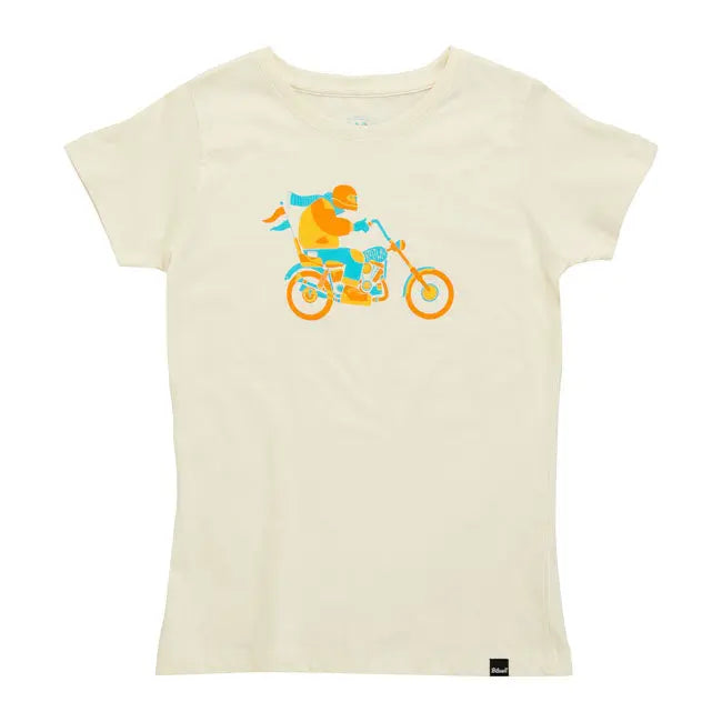 Biltwell Howdy Ladies T-Shirt Off White - FREE UK Shipping, FREE 365 Day Returns | Moto Central