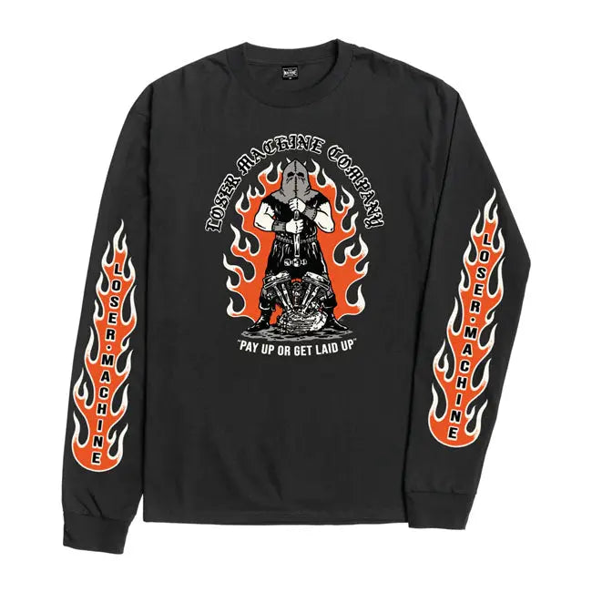 Loser Machine Executioner Long Sleeves T-Shirt Black FREE UK Delivery, FREE 365 Day Returns | Moto Central