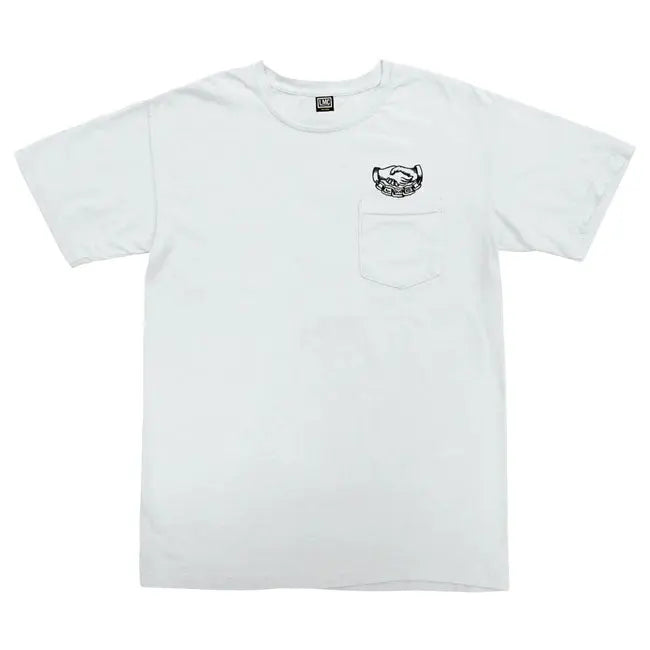 Loser Machine Secret Society T-Shirt White FREE UK Delivery, FREE 365 Day Returns | Moto Central