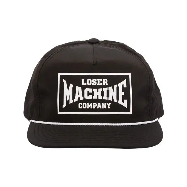 Loser Machine Too Hard Hat Cap Black FREE UK Delivery, FREE 365 Day Returns | Moto Central