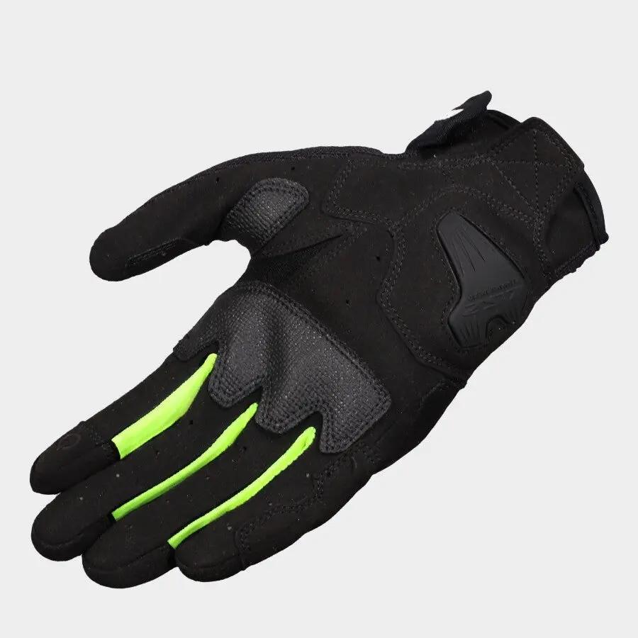 LS2 Atom Textile Gloves Black / Hi-Viz Yellow FREE UK Delivery, FREE 365 Day Returns | Moto Central