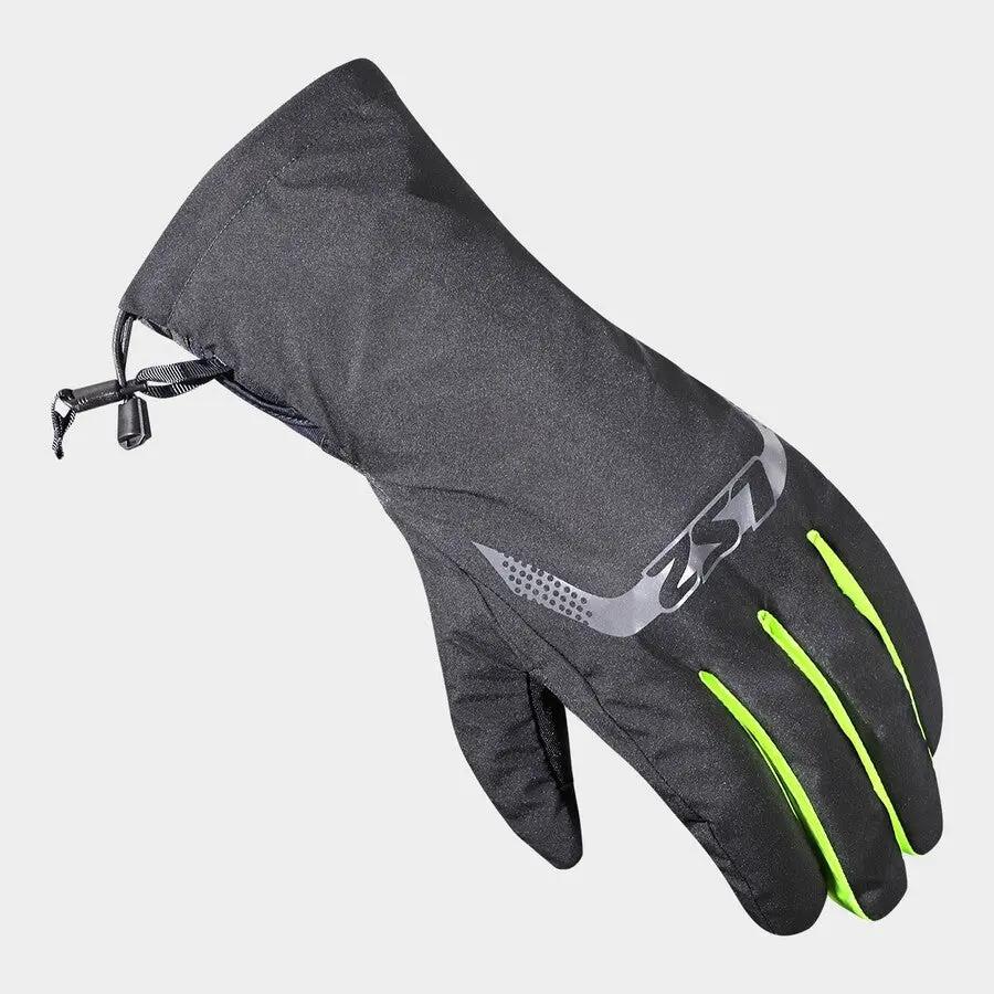 LS2 Thermorain Textile Gloves Black / Hi-Viz Yellow FREE UK Delivery, FREE 365 Day Returns | Moto Central