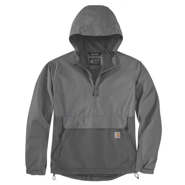 Carhartt Lightweight Packable Anorak Jacket Steel / Gravel FREE UK Delivery, FREE 365 Day Returns | Moto Central
